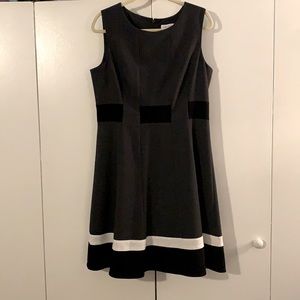 Calvin Klein color block dress